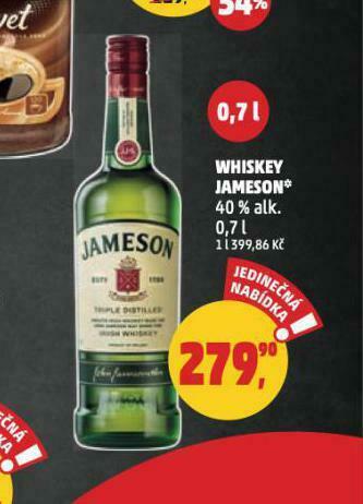 Penny Market Whiskey jameson nabídka