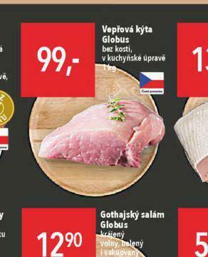 Globus Vepřová kýta nabídka