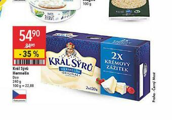 Globus Král sýrů hermelín nabídka