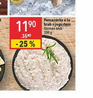 Globus Pomazánka á la krab s jogurtem nabídka