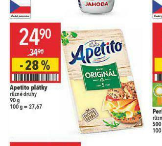 Globus Apetito plátky nabídka