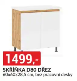 Baumax Skříňka D80 dřez nabídka
