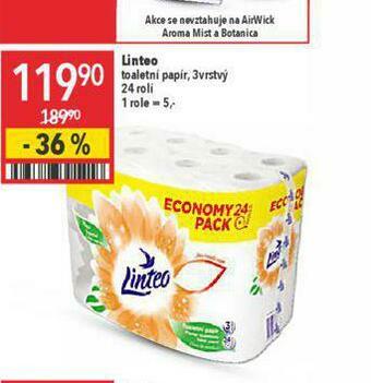 Globus Linteo toaletní papír nabídka