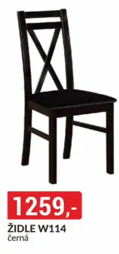 Baumax Židle W114 černá nabídka