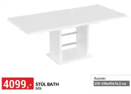 Baumax Stůl bath bílá nabídka