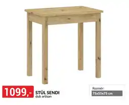 Baumax Stůl sendi dub artisan nabídka