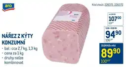 Makro Nářez z kýty konzumní nabídka