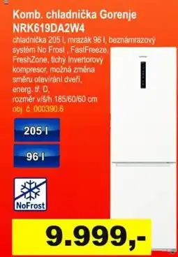 Elektro Spáčil Komb. chladnička Gorenje NRK619DA2W4 nabídka