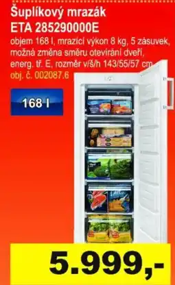 Elektro Spáčil Šuplíkový mrazák ETA 285290000E nabídka