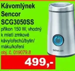 Elektro Spáčil Kávomlýnek Sencor SCG3050SS nabídka