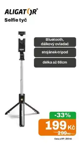 Expert ALIGATOR® Selfie tyč nabídka