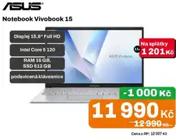 Expert ASUS Notebook Vivobook 15 nabídka