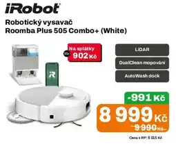 Expert IRobot Robotický vysavač Roomba Plus 505 Combo+ (White) nabídka