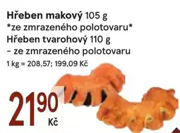 Žabka Hřeben makový nabídka