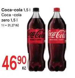 Žabka Coca-cola , Coca-cola zero nabídka
