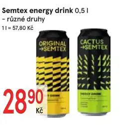 Žabka Semtex energy drink nabídka
