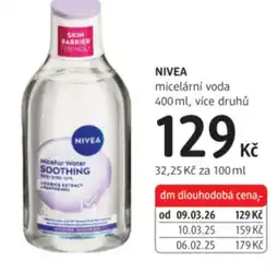 dm drogerie NIVEA micelární voda nabídka