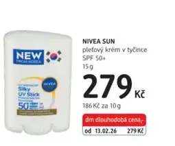 dm drogerie NIVEA SUN pleťový krém v tyčince SPF 50+ nabídka