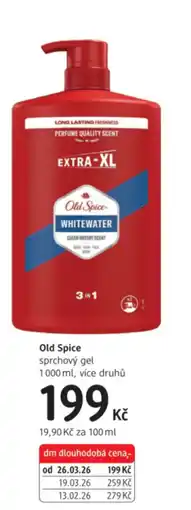 dm drogerie Old Spice sprchový gel nabídka
