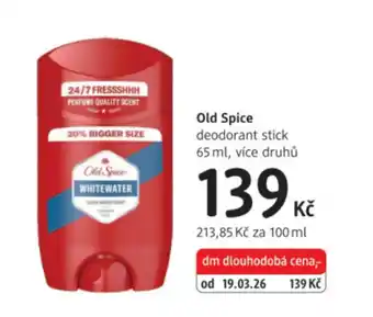 dm drogerie Old Spice deodorant stick nabídka