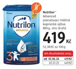 dm drogerie Nutrilon Advanced nabídka