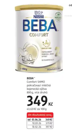 dm drogerie BEBA Comfort SHMO nabídka