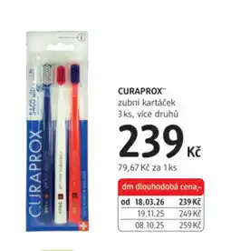 dm drogerie CURAPROX zubní kartáček nabídka