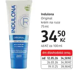 dm drogerie Indulona Original krém na ruce nabídka