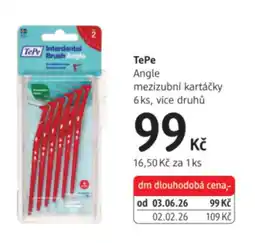 dm drogerie TePe Angle mezizubní kartáčky nabídka