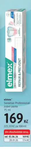 dm drogerie Elmex Sensitive Professional nabídka