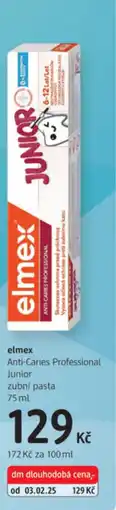dm drogerie Elmex Anti-Caries Professional Junior nabídka
