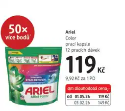 dm drogerie Ariel Color prací kapsle nabídka