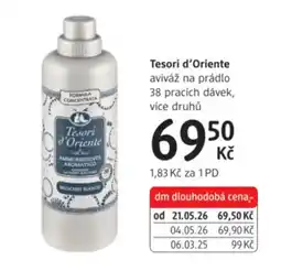 dm drogerie Tesori d'Oriente aviváž na prádlo nabídka