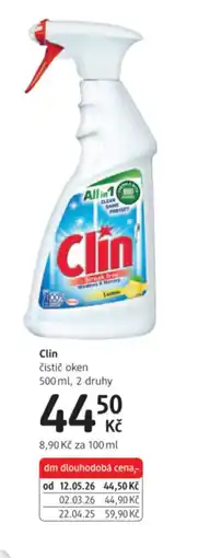 dm drogerie Clin čistič oken nabídka