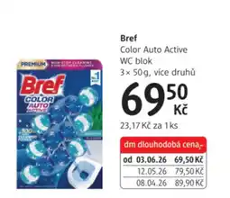 dm drogerie Bref Color Auto Active nabídka