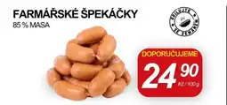 ZEMAN Farmářské špekáčky nabídka