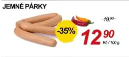 ZEMAN Jemné párky nabídka