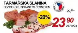ZEMAN Farmářská slanina nabídka