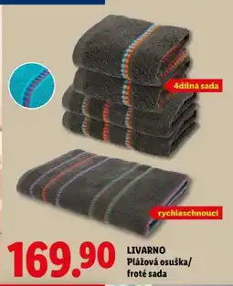Lidl LIVARNO Plážová osuška/froté sada nabídka