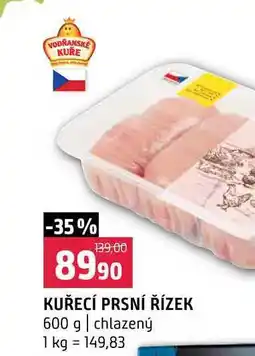 Terno KUŘECÍ PRSNÍ ŘÍZEK 600 g chlazený nabídka
