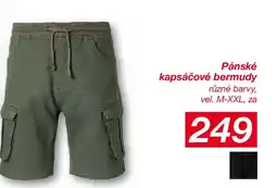 Kik Pánské kapsáčové bermudy nabídka