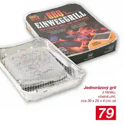 Kik Jednorázový gril nabídka