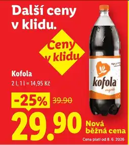 Lidl Kofola nabídka
