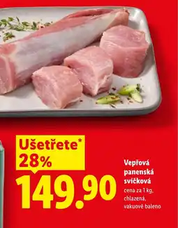 Lidl Vepřová panenská svíčková nabídka