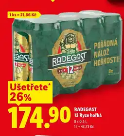 Lidl RADEGAST 12 Ryze hořká nabídka