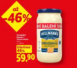 Lidl HELLMANN'S Majonéza / Tatarská omáčka nabídka