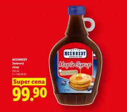 Lidl MCENNEDY Javorový sirup nabídka