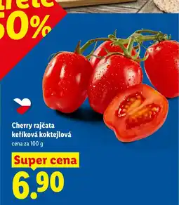 Lidl Cherry rajčata keříková koktejlová nabídka
