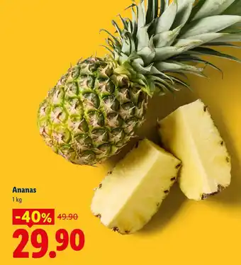 Lidl Ananas nabídka
