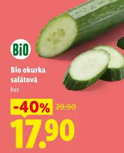 Lidl Bio okurka salátová nabídka